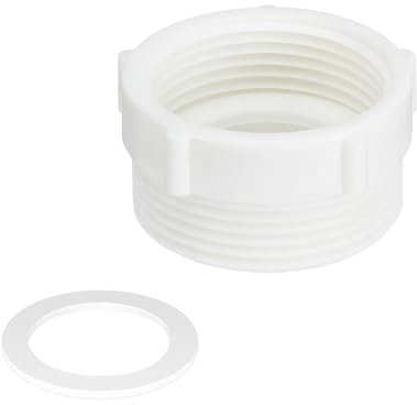 Qrity 1PCS Kitchen Sink Drain Pipe Connector 41mm to 46mm Connector, Basin Drain Pipe Connector, Sink Waste Pipe Fitting for Kitchen, Baths