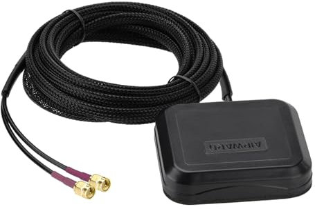 Superbat Dual 4G LTE Mimo Magnetic Antenna 698-2700MHz SMA Male Omni-Directional Antenna with Braided Sheath for 4G LTE/CPE Router, Cellular Gateway, Mobile Broadband Modem Hotspot etc.