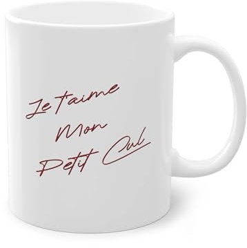 YOMYLE Tasse à Offrir Cadeau Pas Cher Saint-Valentin – Je t’aime Mon Petit Cul