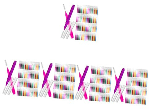 CALLARON 500stücke Interdentalbürsten Für Ergonomisches Design Effektive Zahnzwischenraumreinigung Farben Für Tägliche Zahnpflege Und Gesundes Zahnfleisch