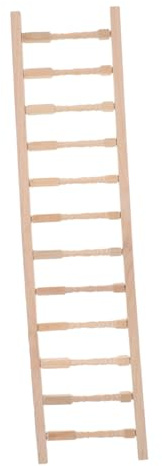 BESTonZON Miniature Wooden Ladder Scale Dollhouse Furniture Decorative Step Ladder for Boys and Girls Games