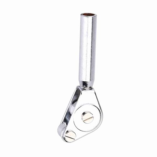 Saluaqui Guía de Punta de Caña de Rodillo de Acero Inoxidable para el Trolling de Pesca en Bote Marina - Accesorio para Aparejos de Servicio Pesado con 4 Opciones de Calibre (5#)
