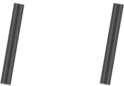 2 set di matite per barba a doppia testa, per riempire efficacemente la barba, colore nero