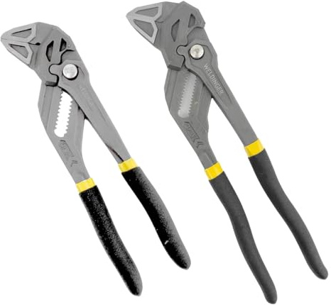 WELDINGER 2er-Set Zangenschlüssel 7/10 180-260 mm