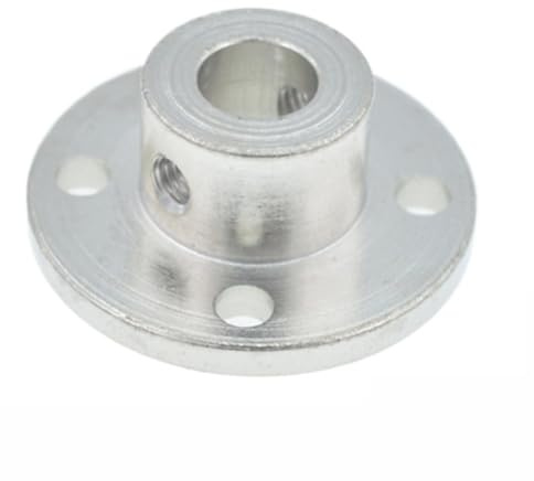 1 pezz0 di giunto flangiato in acciaio, adattatore for piastra frontale flangiata, strumento di collegamento del giunto deII'albero guida del motore(6mm)