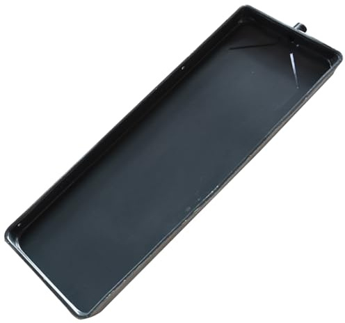 Washing Machine Drip Tray， Air Conditioner Drain Pan Galvanized Metal Drip Tray with Hole and Hose Multiple Sizes(91x24cm(35.8x9.4in))