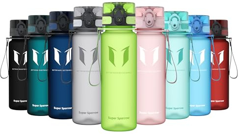 Sparrow Vattenflaska Barn 500ml - BPA-Fri - Sportflaska 1-Click