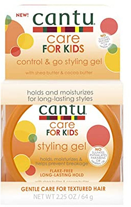 CANTU - Kinder Styling Gel - Feuchtigkeitsspendend - Sanfter Blütenduft - 64 gr