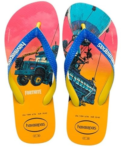 Havainas - Top Fortnite, Infradito Comode, Resistenti E Leggere, Design Iconico Del Gioco, Suola Antiscivolo, Unisex Adulti