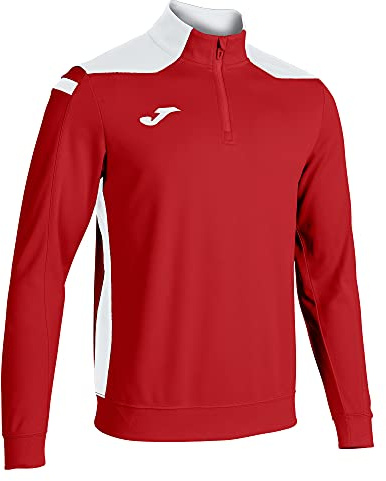 Joma Joma101952.602.3XL Championship VI Unhooded Felpa Rosso Bianco