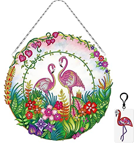 ZOYIEP 5D DIY Diamant Painting, Diamond Painting Weihnachten Kranz Set mit LED Licht Diamant Malerei Türkranz Weihnachten Dekoration (B)