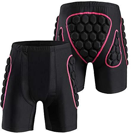 Karlak Women's Hip Butt Protection gepolsterte Shorts Rüstung Hüfte Schutz Shorts Pad für Snowboard Skating Skifahren Reiten