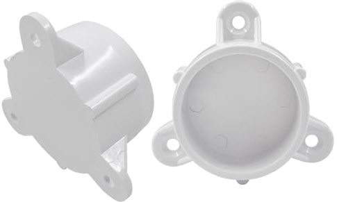 Rierdge 2pcs 1-1/2 PVC Table Leg Cap, 1.88 ID Furniture Grade