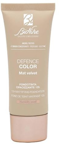 BioNike Defence Color - Mat Velvet Fondotinta Opacizzante con SPF15 N. 406, 30ml