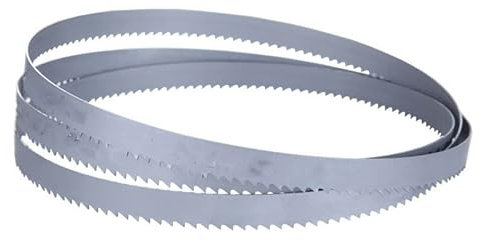 PNAJFUEL Bandsägeblätter, Bandsägeblatt Zum Schneiden Von Holz Und Metall, 13 X 0,63 Mm, Bandsägeblatt 1/2 Zoll; X 0,025 Zoll; Bimetall-Bandsägeblatt/10 And 14 Tpi/1790Mm