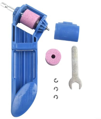 Set di affilatrici per punte da trapano, portatile, in ABS, mola per smerigliatrice e lucidatura per punte da trapano da 2,0-12,5 mm ()