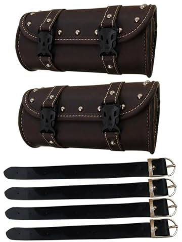 iplusmile 2pièces Sacoche De PU Étanche pour Outils Accessoires De Rangement Latéral Pratique pour