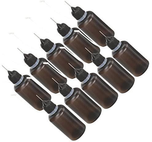 Lurrose 40pcs Machine Oil Holder Plastic Bottle Squeeze Bottles for Engine Oil Containers Spout for Glue Holders and Usage