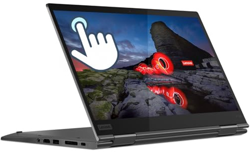 Lenovo ThinkPad X1 Yoga Gen 5 Ordinateur portable 14 Multi-Touch 2 en 1, Core i7-10610U, 16 Go de RAM, 512 Go SSD, Windows 11 Pro, écran tactile WQHD IPS, rétroéclairé, empreintes digitales