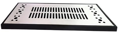 Plateau d'égouttement de bière monté de 50 cm pour Kegerator Homebrew Bar Outil pour attraper les gouttes Design sans vidange Idéal pour servir des boissons et des bars à la maison