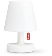 Fatboy Edison La Surprise LED Tischlampe Mini - 15cm - Weiß | Dimmbare Nachttischlampe mit Ladefunktion, Kabellos, Akku für 6 bis 20 Stunden, 3000K Leselampe, Indoor Outdoor Tischleuchte