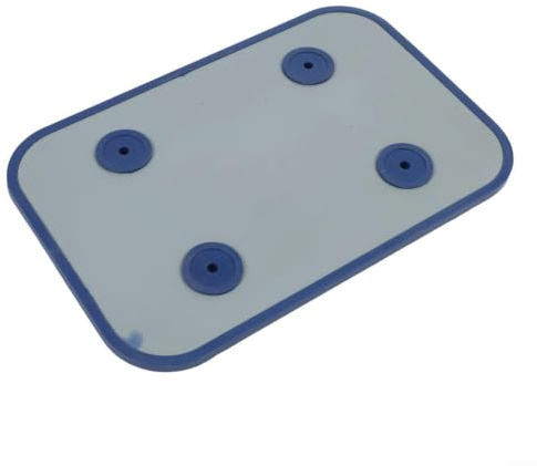 Metal Iron Rest Pad with Silicone Coating for Steam Electric Irons, Featuring Heat Resistant and Non Slip Properties for Safety