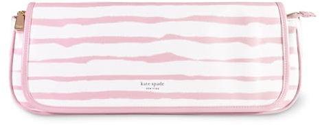 kate spade new york Hair Styling Tools Organizer, Compact Hairstylist Travel Bag, Goddess Stripe