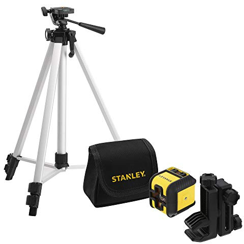STANLEY STHT77648-1 - Nivel láser de líneas rojas y un punto a pilas Stanley
