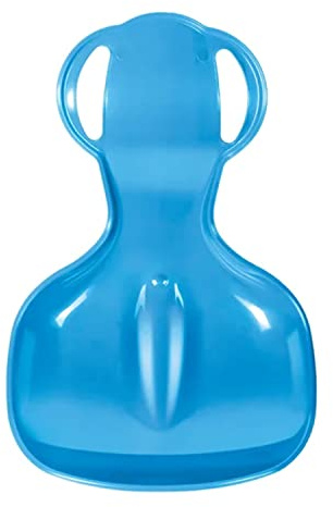 Sliding Plate Snow Slider Sled Sport Bear Plastic Blue