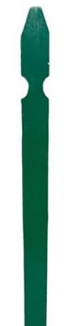 palo paletto recinzione ferro metallo profilo t plastificato verde profilo 30x30 varie altezze (palo h 250)