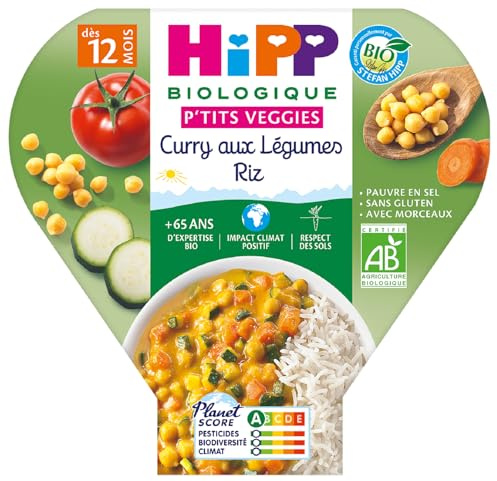 HiPP Curry aux Légumes Riz 230 g