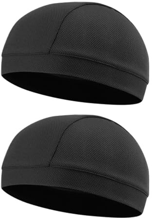MiOYOOW 2 Pezzi Bandana da Ciclismo Traspirante, Berretto ad Asciugatura Rapida Allenamento per Corsa, Cappelli per Jogging, Corsa, Ciclismo, sotto Il Casco, per Uomo e Donna