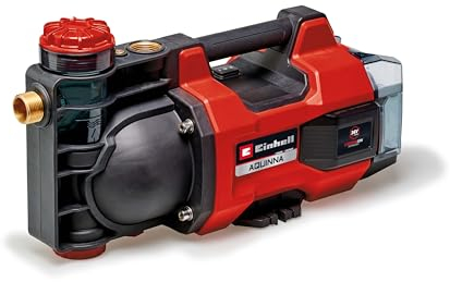 Einhell Bomba de jardín con batería AQUINNA 36/34 Power X-Change (36 V, caudal máx. 3400 l/h, máx. 37 m de altura de impulsión, protección contra heladas y sobrecargas, sin batería)