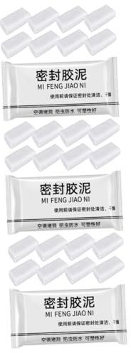 UKCOCO 3 Sätze Caulkmate Wall Repair Paste Wasserrohr Abdichten Sealer Fußleiste Beton Klimaanlage Lochdichtmasse Ton Ausbessern Von Schlamm Für Die Verbindung Zement Weiß 20 Stück * 3