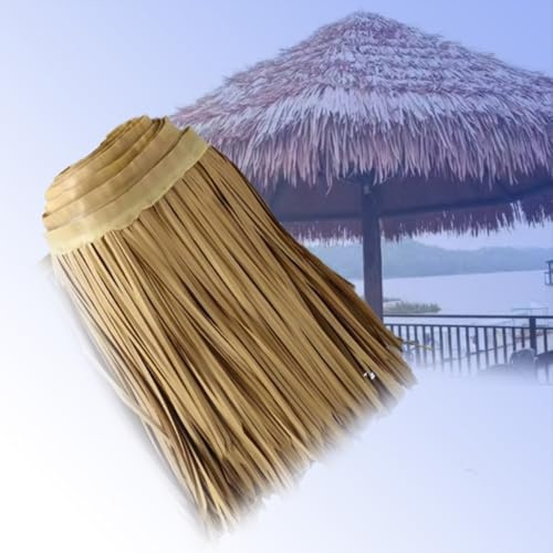 Tetto di Paglia Artificiale 3,5 m Tetto di Palma Paglia Esterna tegole di Paglia Tetto di Paglia Decorazione Rotolo di Paglia Rotolo di Paglia di Palma scandole di Palma Hawaii Tetto di Palm