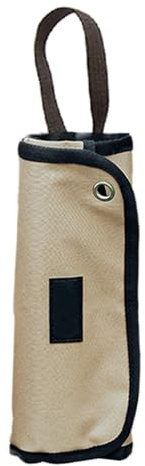 Rotolo di posate da campeggio, organizer da viaggio resistente, custodia portatile per utensili | 12 scomparti arrotolabile con design compatto, custodia multiuso per forchette, cucchiai, bacchette