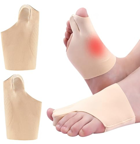 Orthese Hallux Valgus, Correcteur Protection Hallux Valgus, Écarteur d'Orteils Réutilisable pour Adulte, Confortable Jour et Nuit, Soulage Douleurs d'Oignons, Chevauchement et Orteils en Marteau