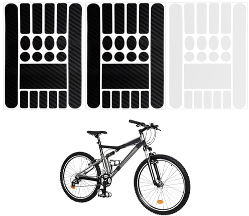 EOWVISN 3 Sets Of Bicycle Frame Protective Film, Bicycle Scratch-Resistant Stickers, Waterproof Stickers, Bicycle Accessories.