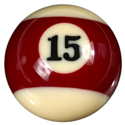 Empire USA #1-15 Pool Ball Replacement Billiards Ball, 2-1/4 (2.25-Inch) American Standard Size Billiard, Billiard Pool Table Accessories（1-15#）