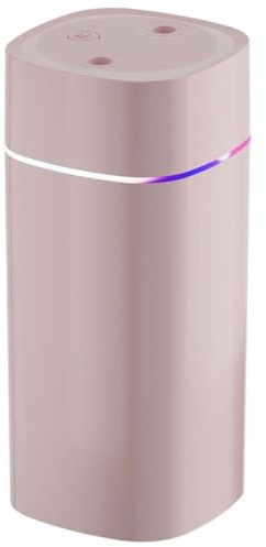 ZYNCUE USB-Luftbefeuchter für Schlafzimmer und Schreibtisch, 600 ml, große Kapazität, mit buntem Nachtlicht, leiser Luftbefeuchter für Zuhause und Büro