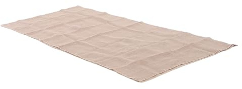 Haofy Rouleau de Tissu en Toile de Jute, Matériau de Jute Naturel 1 X 1,5 M, Tissu Polyvalent Non Blanchi pour Décoration Artisanale de Jardinage avec Propriétés Résistantes à