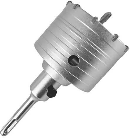 Bohrkrone SDS Plus Kernbohrer Betonbohrer 80MM Hohl Set mit Zentrierbohrer | Hartmetall für Putz Beton Ziegelmauer