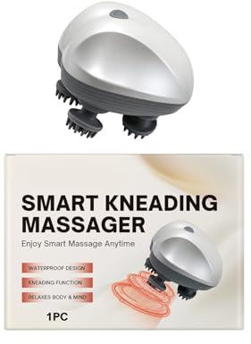 Masajeador Eléctrico de Cuero Cabelludo Rascador Automático Silencioso | Herramienta Para Masaje Del Cuero Cabelludo Para Hogar Viaje Yoga Relajación Headspa Salón Meditación Do