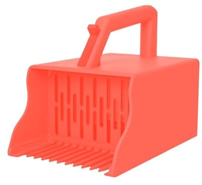 Recolector de arándanos con Peine y Mango for Recoger, Compatible, grosellas, moras(Red)