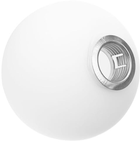 KONTONTY Pantalla Colgantes para Lámpara Blanco de Vidrio Esférica Pared, Protectora Decorativa Moderno y Lámparas y Bar y Comedor