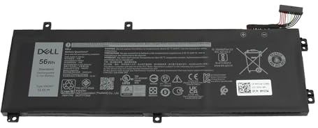 Dell XPS 15 (7590) originale Batteria 56Wh H5H20