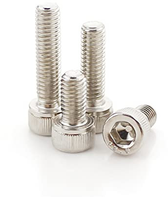 CONPHERON Zylinderschrauben mit Innensechskant - M8x12mm,20 Stück - 12,9-klassigem Kohlenstoffstahl - Vernickelt