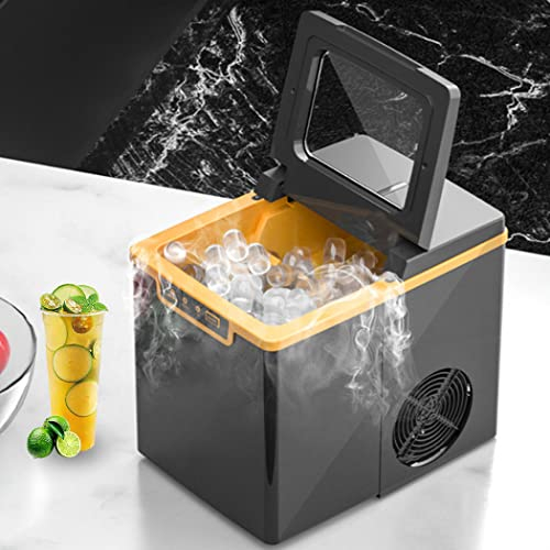 0℃ Outdoor Ice Machine Countertop Ice Maker Machine with 2.5l Water Tank, Ice Cube Makers Ready in 8 Mins Ice Cubes 15-20kg in 24 Hrs, Portable Ice Cube Maker for Home Office Party Bar