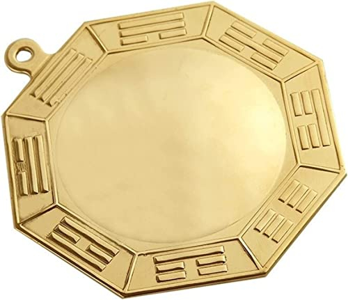 Spiegel for Wanddekoration, Bagua-Spiegel, traditioneller chinesischer Feng Shui-Spiegel, taoistischer Buddhismus, 3,5-Zoll-Kupferspiegel, Feng Shui, konvexer Spiegel, scharfer Feng Shui-Haushaltsbeda