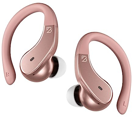 Back Bay Audio - Runner's Wireless Earbuds Bluetooth Headphones for Sports, Hook Over The Ear Buds, Deep Bass, Wrap Around Earphones with Earhooks for Running, Workout Wireless Headphones for The Gym